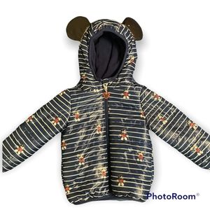 Disney Junior Mickey Mouse Blue Puffer Jacket Boy's, 3T